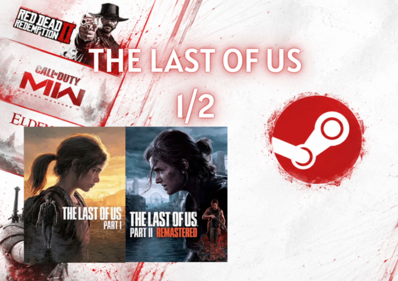 COMBO THE LAST OF US 1 E 2 - CONTA OFFLINE STEAM